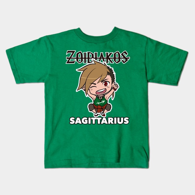 Sagittarius Kids T-Shirt by Keintial